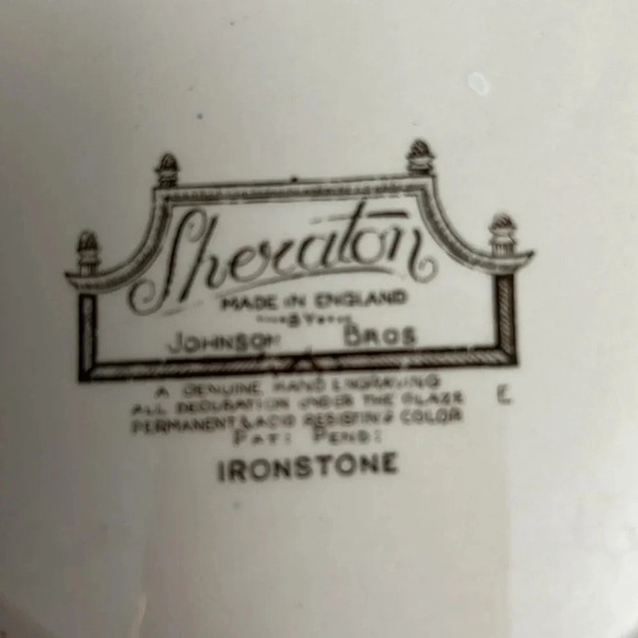 Johnson Bros Sheraton Ironstone Small Plate - Picture 3 of 5